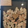 signed heart drop top guest book