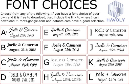 font Choices Havoly