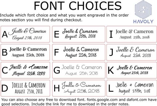 font choices | Havoly