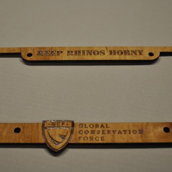 Keep Rhinos Horny License Plate Cover