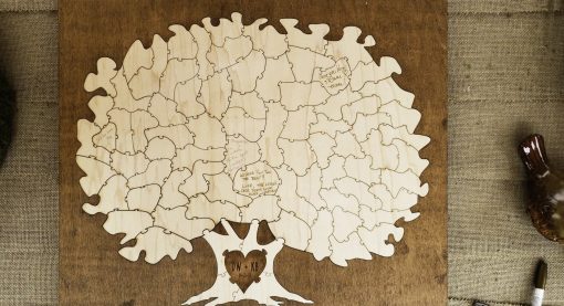 guestbook126 -Tree Puzzle Guest Book Alternative