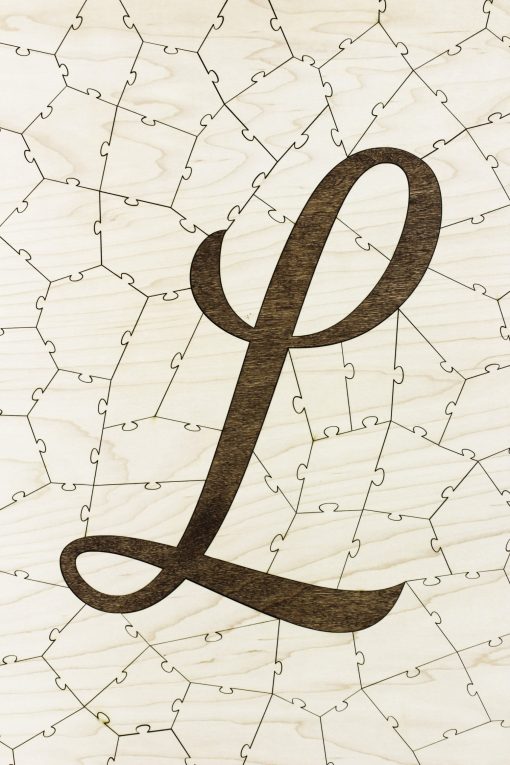 LETTER214-scaled -Letter Puzzle Guest Book Alternative