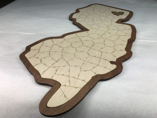 California State Puzzle Personalized Guest Book Idea