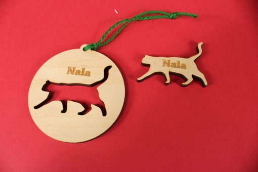 Cat Cutout Ornament & Magnet
