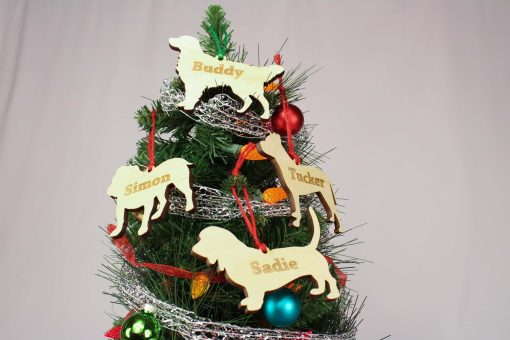 Personalized Wooden Dog Ornament | Any Breed - Image 2
