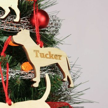 Personalized Wooden Dog Ornament | Any Breed