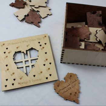 Custom Wooden Box for Puzzle