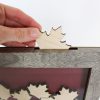 maple leaf wooden piece
