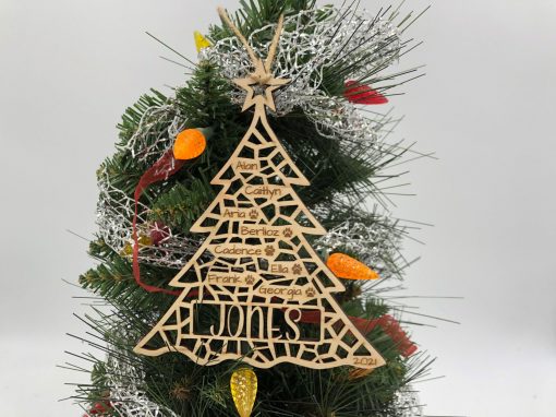 Family Tree Chrismas Ornament