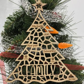 Family Tree Wooden Ornament