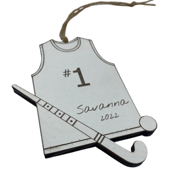 Field Hockey Jersey Ornament