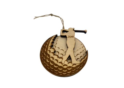 Back Stroke Golf ornament