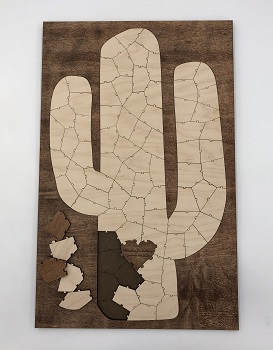 Cactus Puzzle Guest Book