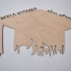 Blank Custom Grad Cap Cutout Guest Book