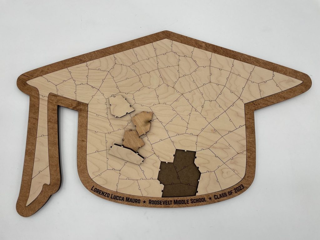 Personalized Graduation Puzzle Guest Book Alternative Havoly