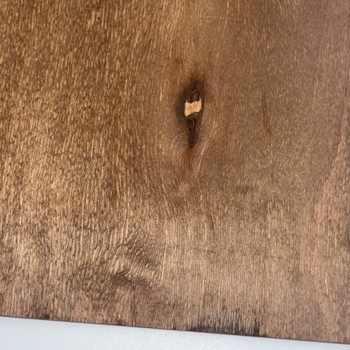 Image of cosmetic blemish (small knot) on Wooden Silhouette Cutout of an American Pitbull Terrier Dog Shape