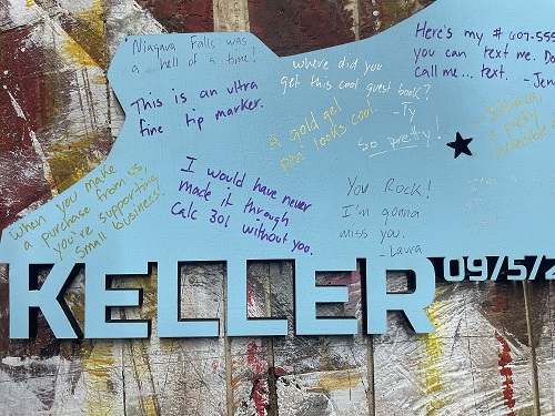 NY State Cutout Guest Book